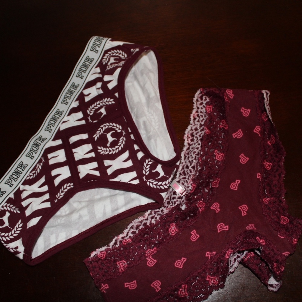 Pink underwear never worn